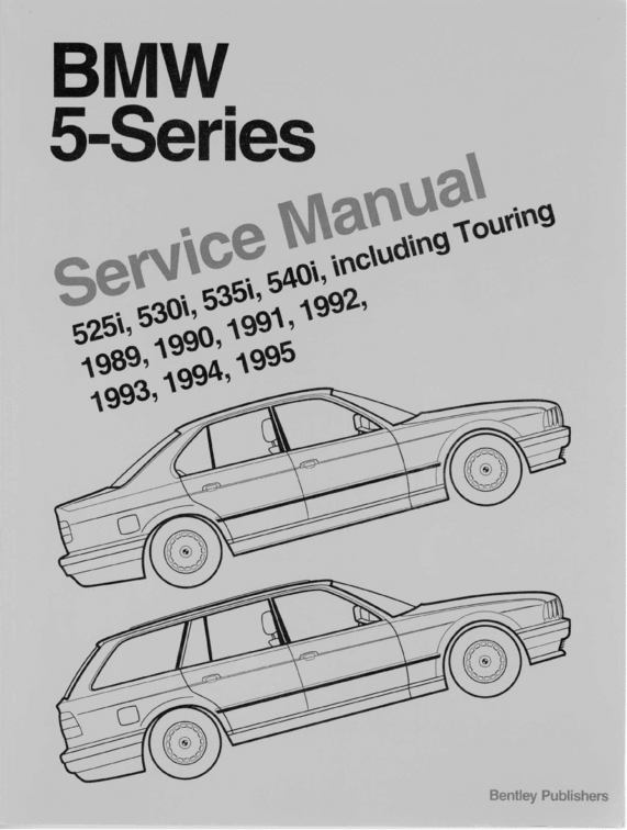Product picture BMW 5 Siries Service Manual 1989-1995